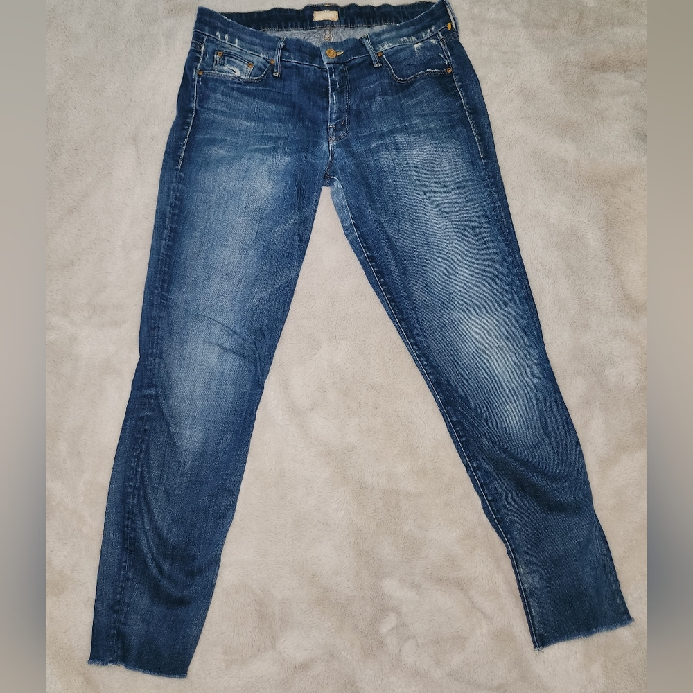 MOTHER Women's Skinny Jeans - Dark Blue